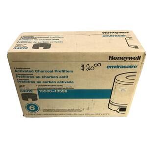 Honeywell Enviracaire Activated Charcoal Prefilters 2 pack New Old Stock 34012